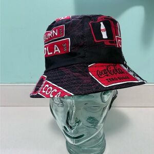 Coca-Cola Red and Black Graphic Bucket Hat